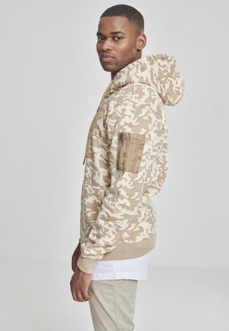 Urban Classics Φούτερ με Κουκούλα Camo Ανδρικό