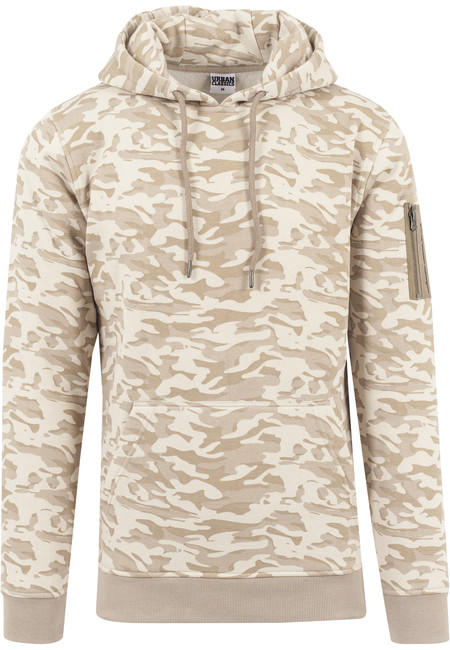 Urban Classics Φούτερ με Κουκούλα Camo Ανδρικό
