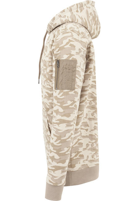 Urban Classics Φούτερ με Κουκούλα Camo Ανδρικό