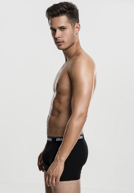 Urban Classics Ανδρικά Boxer 2-PACK, Μαύρο