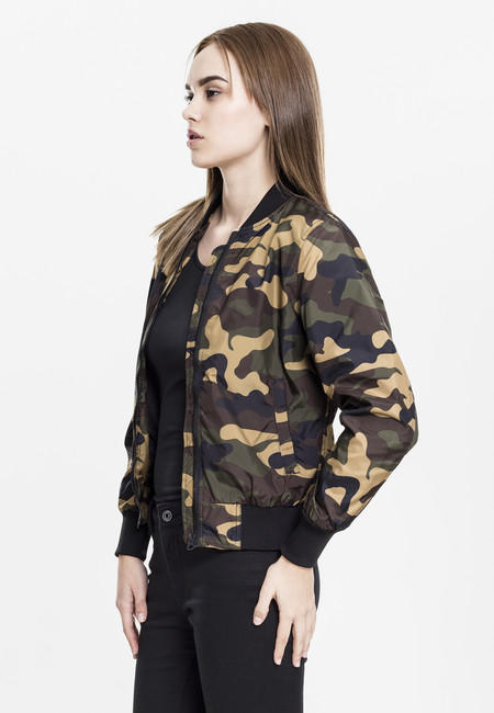 Urban Classics Ελαφρύ Bomber Κάμο Μπουφάν Γυναικείο
