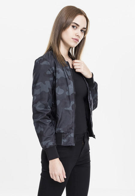 Urban Classics Ελαφριά Μπουφάν Bomber Camo Γυναικείο