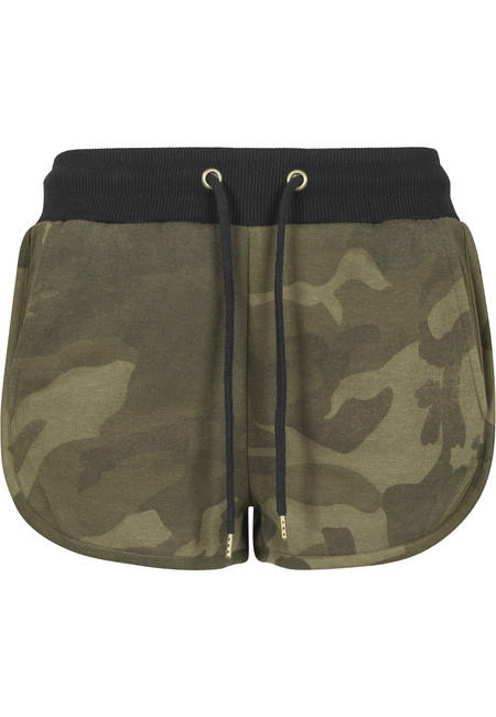 Urban Classics Σορτς Παραλλαγής γυναικείο, olive camo