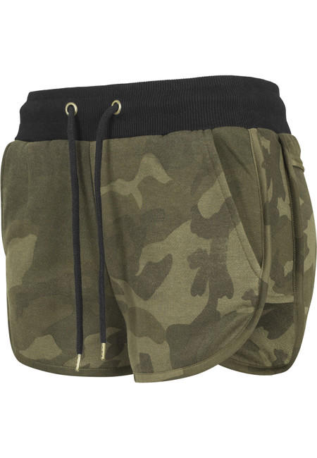 Urban Classics Σορτς Παραλλαγής γυναικείο, olive camo