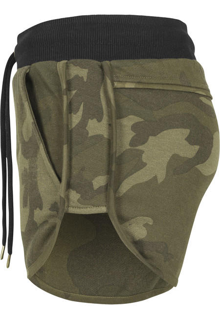 Urban Classics Σορτς Παραλλαγής γυναικείο, olive camo