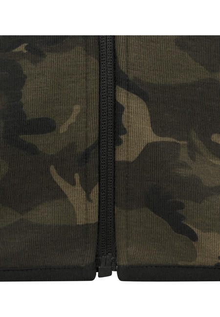 Urban Classics Φούτερ με Κουκούλα Camo Ανδρικό με Φερμουάρ