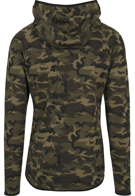Urban Classics Φούτερ με Κουκούλα Camo Ανδρικό με Φερμουάρ