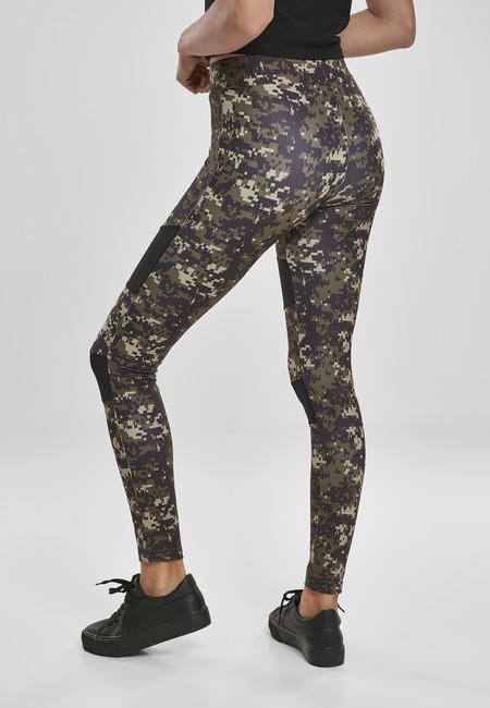 Urban Classics Tech Mesh γυναικείο κολάν, wood digital camo