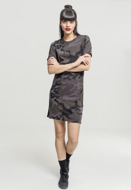Urban Classics γυναικείο φόρεμα camo, dark camo
