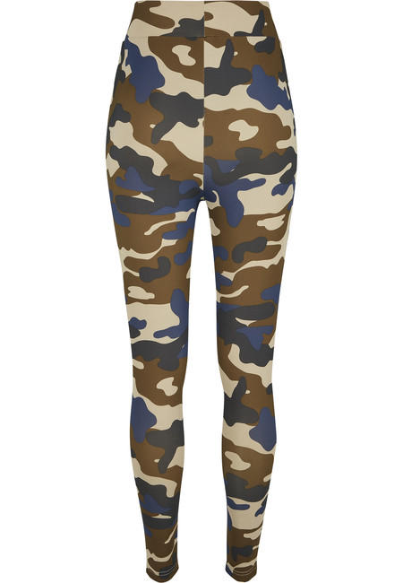 Urban Classics Camo Tech γυναικείο Leggings, olive camo