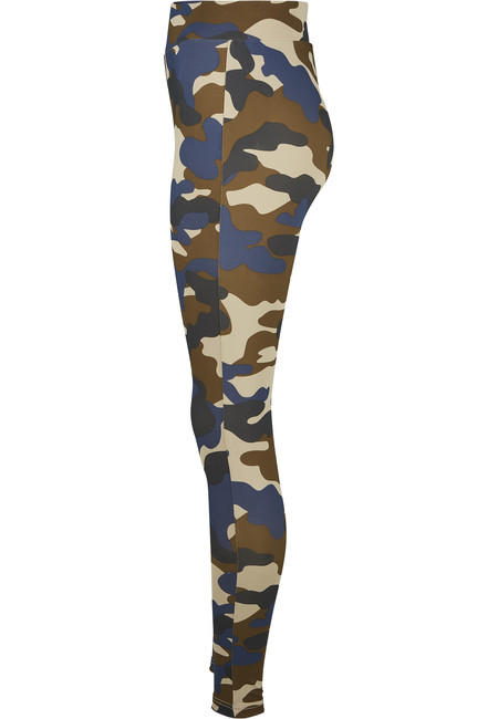 Urban Classics Camo Tech γυναικείο Leggings, olive camo