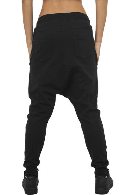 Urban Classics Light Fleece Sarouel Γυναικεία Φόρμα, Μαύρο