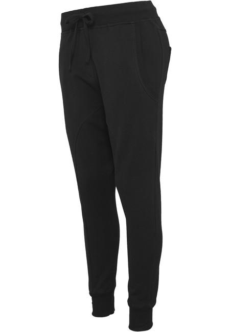 Urban Classics Light Fleece Sarouel Γυναικεία Φόρμα, Μαύρο