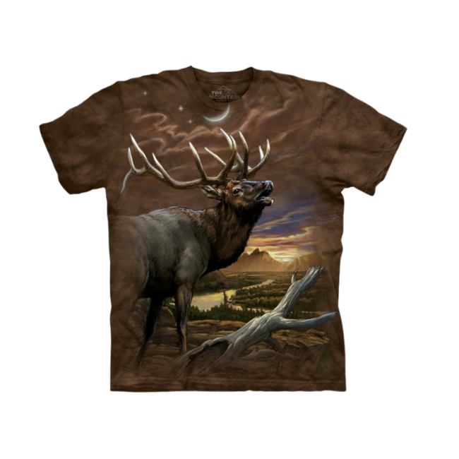 The Mountain μπλουζάκι 3D Jeleň, unisex