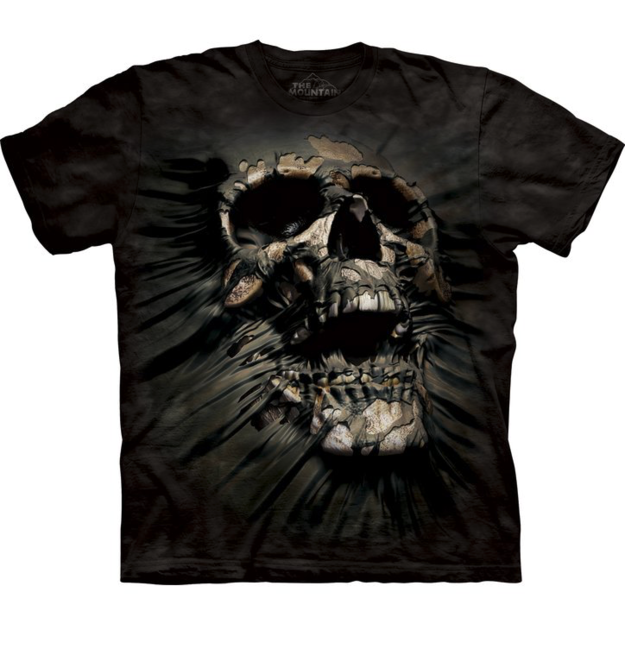 The Mountain 3D Μπλουζάκι με Νεκροκεφαλή, unisex