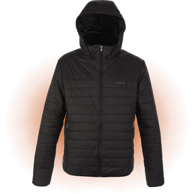 Therm-ic PowerJacket Casual ανδρικό μπουφάν, μαύρο