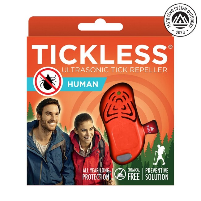 Tickless Human υπερηχητικό απώθητικό κατά των κροτώνων, πορτοκαλί