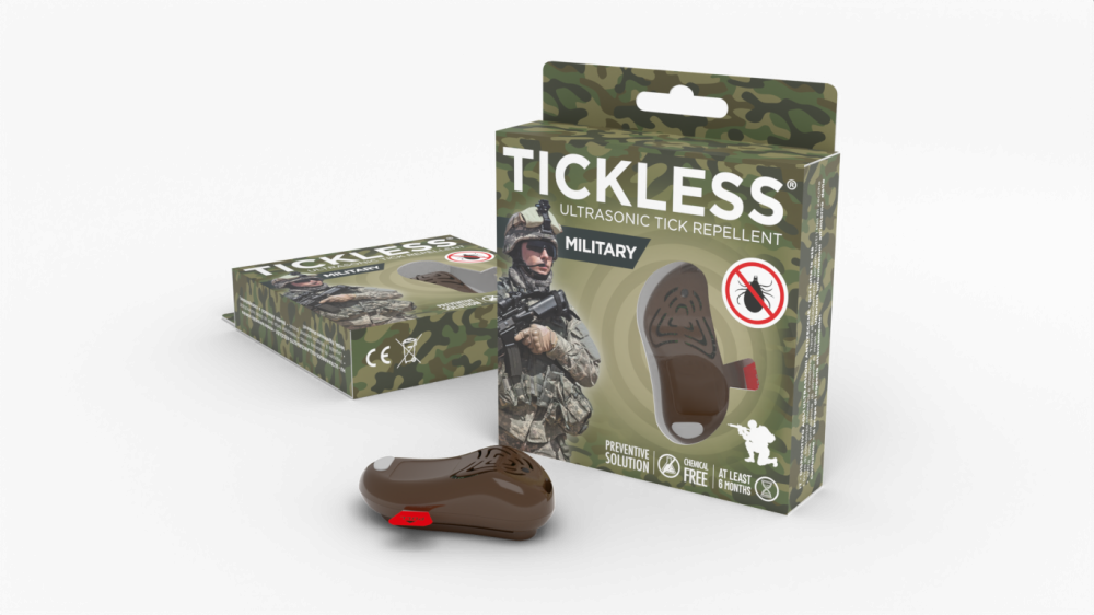 Tickless Military Υπερηχητικό Απωθητικό Κλέσης, Καφέ