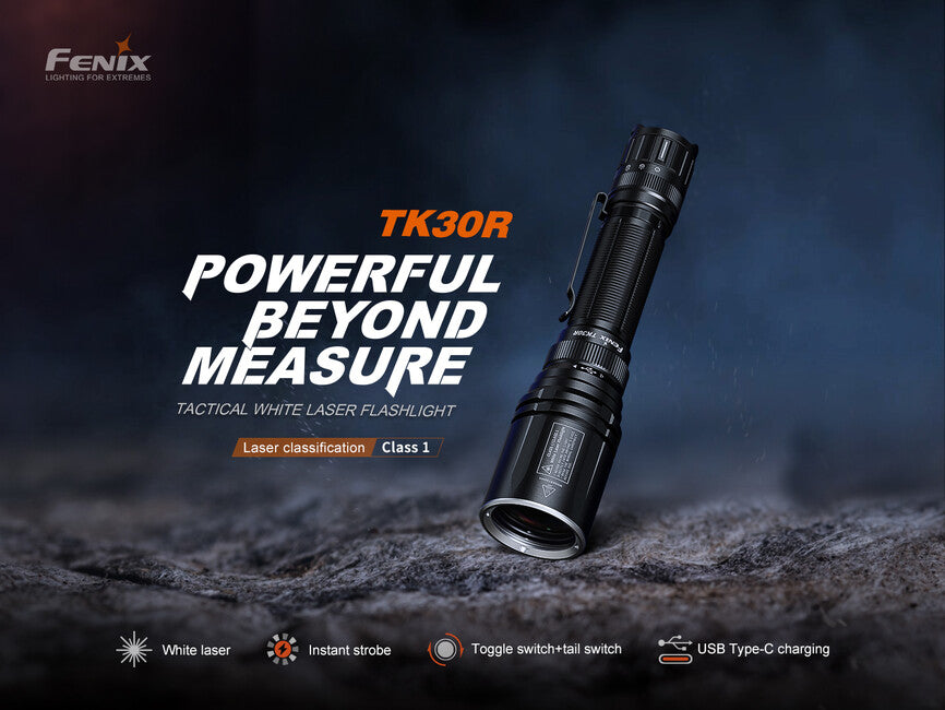 Fenix TK30R Επαναφορτιζόμενος Φακός με Λέιζερ