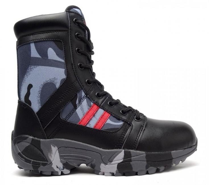 Double Red Black Camo Red Desert παπούτσια