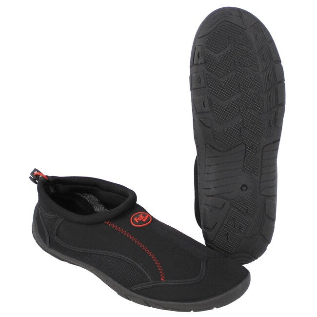 Fox Outdoor Παπούτσια Νεοπρένιου Υδάτων με Κορδόνι, Μαύρο