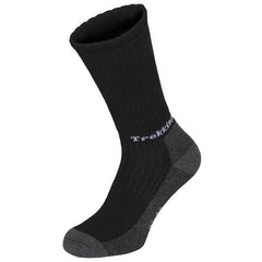 Fox Outdoor Lusen pohodniške nogavice s frotir podplatom, črne