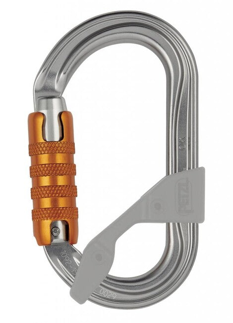 Petzl OK Triact Lock Καραμπίνερ οβάλ με αυτόματη ασφάλεια