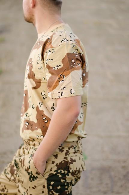 MFH Μπλουζάκι Camo Wzór 6 Col Desert, 160g/m2