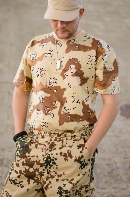 MFH Μπλουζάκι Camo Wzór 6 Col Desert, 160g/m2