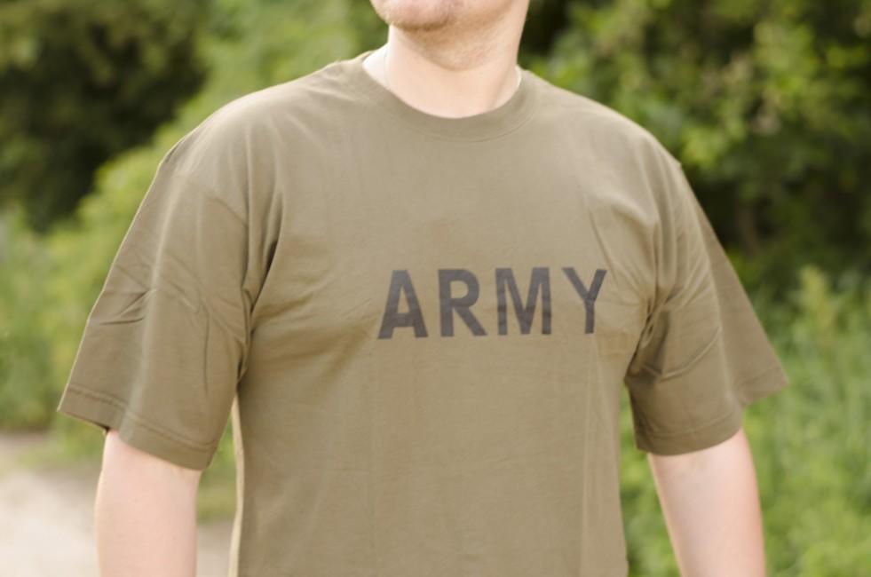 MFH Army μπλουζάκι 160g/m2, λαδί