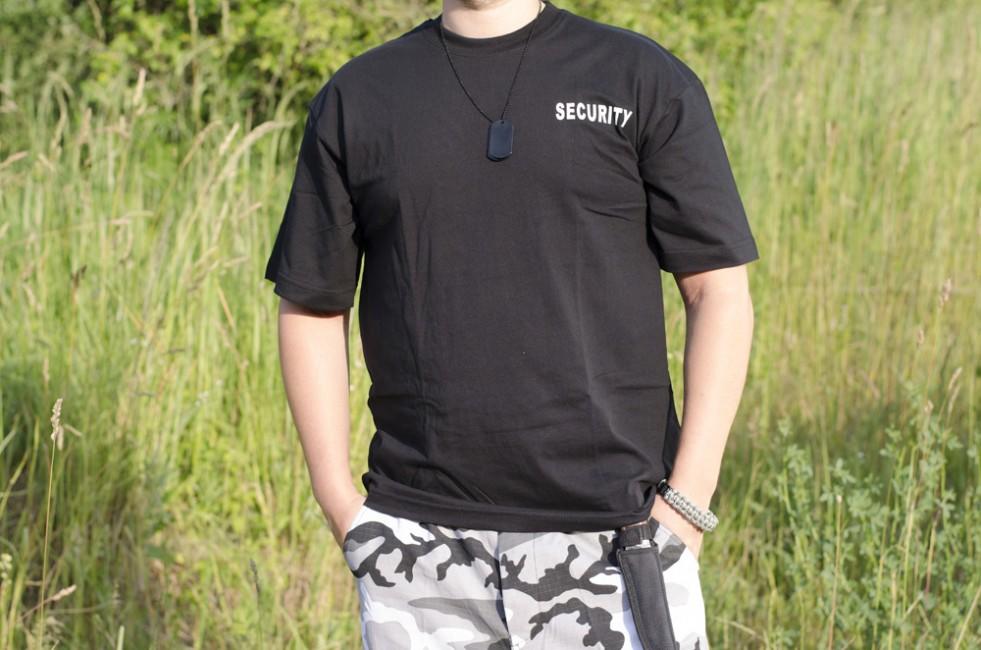 MFH Security Μπλουζάκι 160g/m2, Μαύρο
