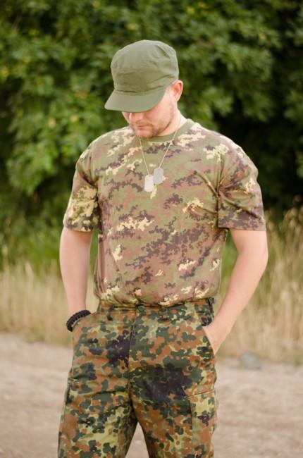 MFH Μπλουζάκι Camo Vegetato, 160g/m2