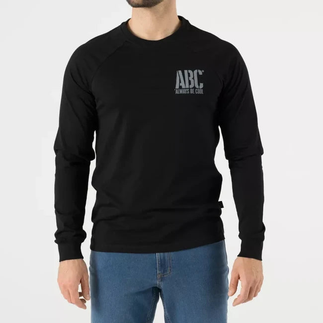 Helikon-Tex ABC Always Be Cool Μπλουζάκι με Μακρύ Μανίκι, Μαύρο
