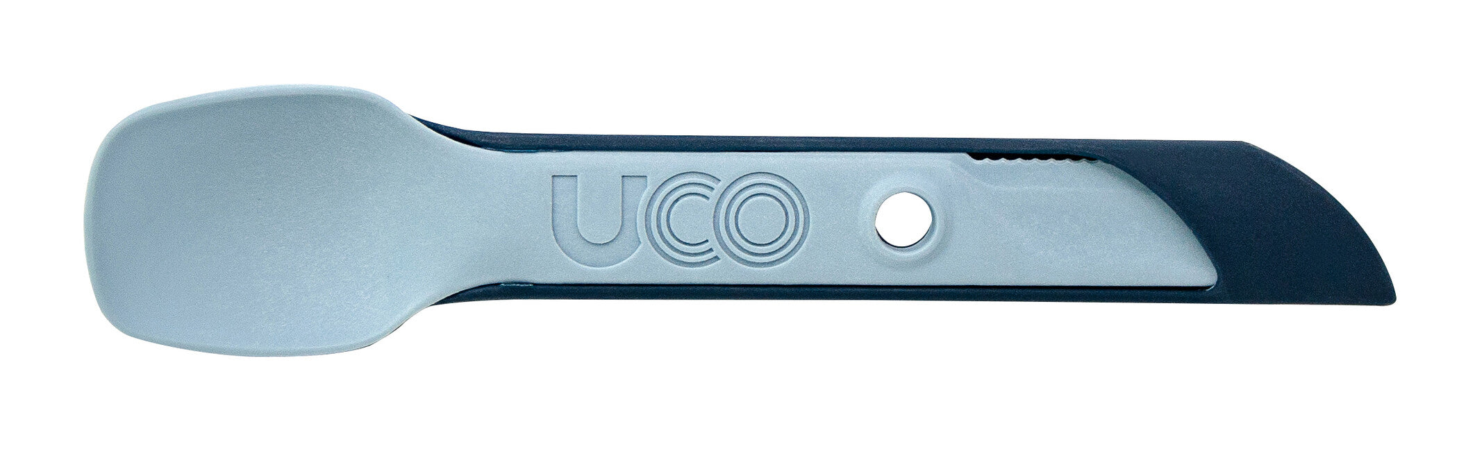 UCO Switch Εκτατό Nylon Σετ Κουταλοπήρουνας Spork με Κλιπ Στερέωσης και Θήκη Πήρας, stoneblue