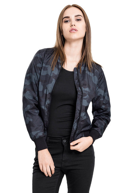 Urban Classics Ελαφριά Μπουφάν Bomber Camo Γυναικείο