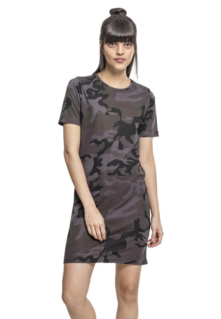 Urban Classics γυναικείο φόρεμα camo, dark camo
