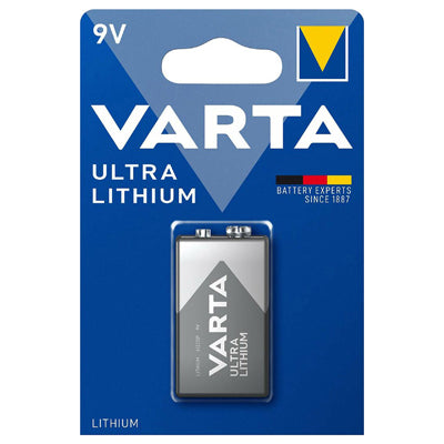 Varta Ultra Lithium Μπαταρία 9V Μπλοκ, 1 τεμάχιο