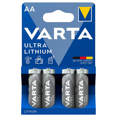 Varta Ultra Lithium AA / Mignon μπαταρία, 4 τεμάχια