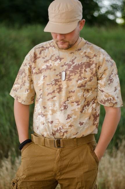 MFH Μπλουζάκι Camo Vegetato Desert