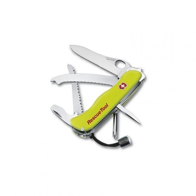 Victorinox Rescue Tool Μαχαίρι Τσέπης φωσφορίζον κίτρινο 111mm με θήκη
