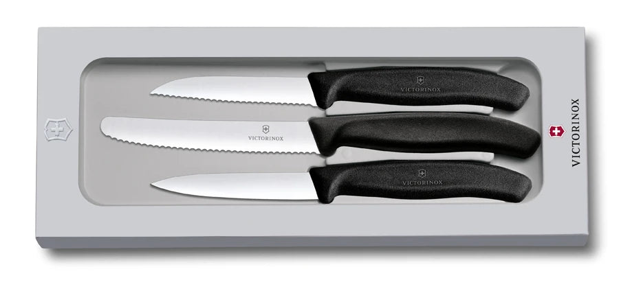Victorinox Swiss Classic Σετ 3 Μαχαιριών, Μαύρο