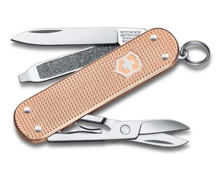Victorinox Classic Colors Alox Πολυλειτουργικό Μαχαίρι Fresh Peach 58 mm, πορτοκαλί, 5 Λειτουργίες