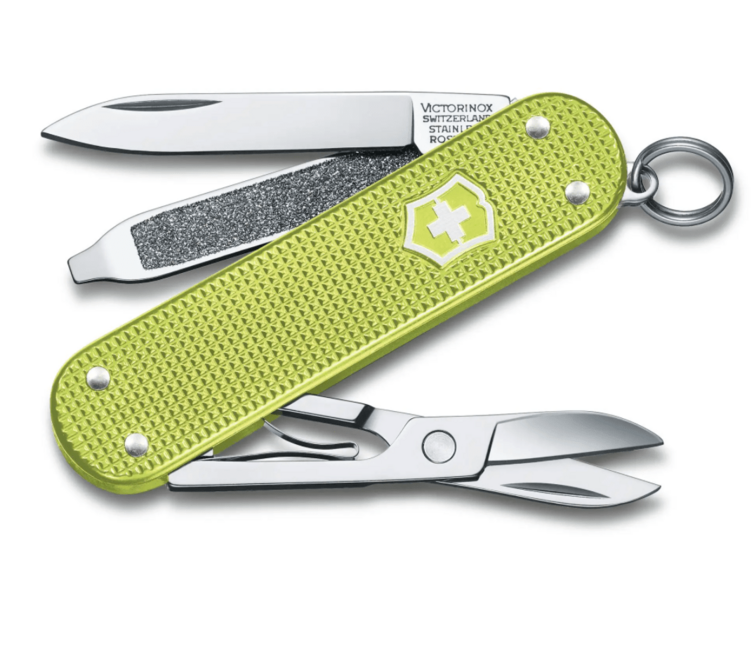 Victorinox Classic Colors Alox Lime Twist Πολυλειτουργικό Μαχαίρι 58 mm, Πράσινο, 5 Λειτουργίες