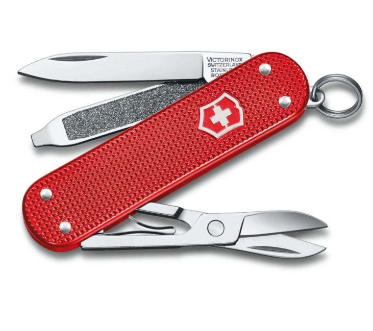 Victorinox Classic Colors Alox Πολυλειτουργικό Μαχαίρι Sweet Berry 58 mm, Κόκκινο, 5 Λειτουργίες