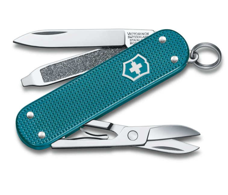 Victorinox Classic Colors Alox Wild Jungle Πολυλειτουργικό Μαχαίρι 58 mm, Τυρκουάζ, 5 Λειτουργίες