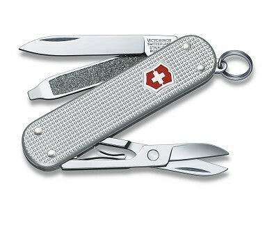 Victorinox Classic SD Alox Πολυλειτουργικό Μαχαίρι 58 mm, 5 Λειτουργίες, Ασημί