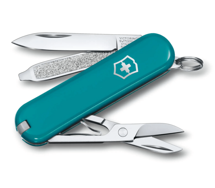 Victorinox Classic SD Colors Πολυλειτουργικό Μαχαίρι Mountain Lake, Τυρκουάζ, 7 Λειτουργίες