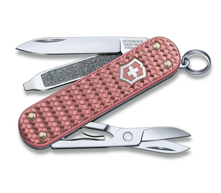 Victorinox Classic SD Precious Alox Πολυλειτουργικό Μαχαίρι Gentle Rose 58mm, Ανοιχτό Ροζ
