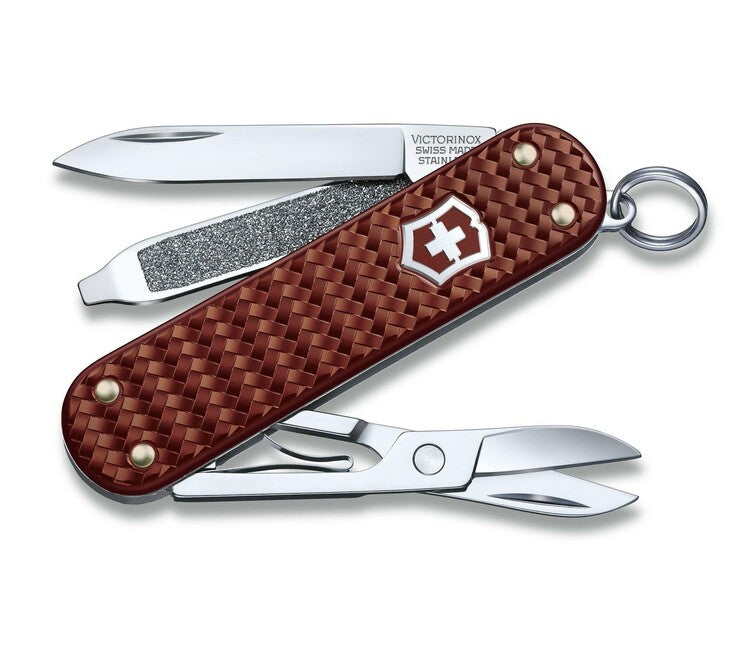 Victorinox Classic SD Precious Alox Πολυλειτουργικό Μαχαίρι 58mm, Hazel Brown