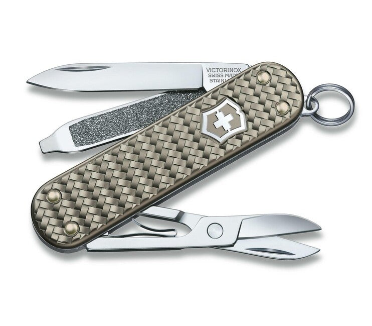 Victorinox Classic SD Precious Alox Infinite Grey πολυλειτουργικό μαχαίρι 58mm, γκρι